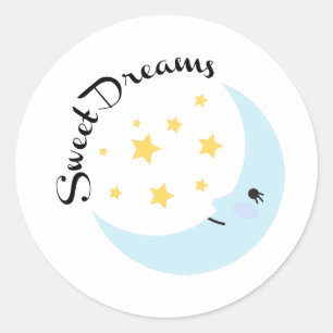 Sweet Dreams Ronde Sticker
