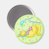 Sweet Dreams Round Magnet (Recto/Verso)