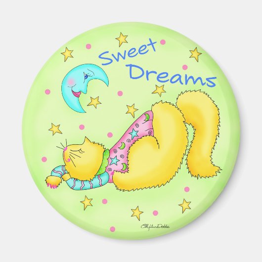 Sweet Dreams Round Magnet Magneet (Voorkant)