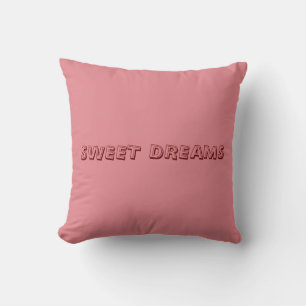 Sweet Dreams Roze Girly Chic Meisjes Kamer Decor Kussen