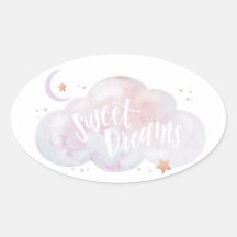 Sweet Dreams Slumber Party Favor Stickers