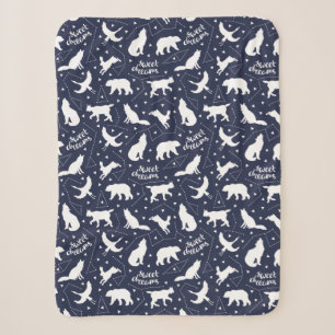 Sweet Dreams Star Constellations Sherpa Deken
