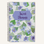 Sweet Dreams Violet Journal (Recto)