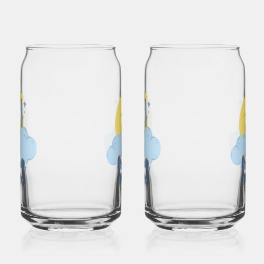 Sweet Dreams with Fluffy Cloud Blikvorm Glas (Rechts)