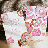 Sweet Drie Verjaardag Uitnodigingen