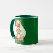 Sweet Easter Bunny – Sitting Cute Bunny - caneca Mok (Voorkant links)