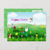 Sweet Easter Feestdagenkaart (Voorkant / Achterkant)