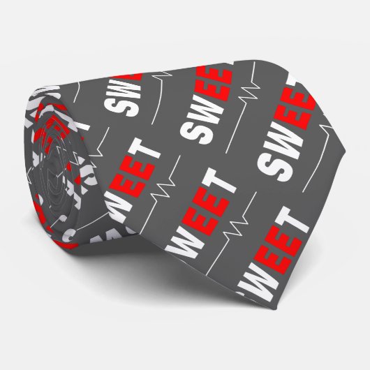 Sweet Electrical Engineer Grijs Stropdas (Opgerold)