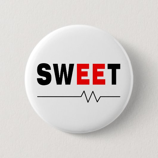 Sweet Electrical Engineer Ronde Button 5,7 Cm (Voorkant)