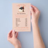 Sweet & Elegant Custom Dessert Menu (Hand)