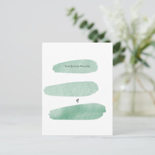 Sweet Elegant Lovely Person Quote Heart Card Briefkaart