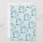 Sweet Elephant Boys Baby shower Invitation (Dos)