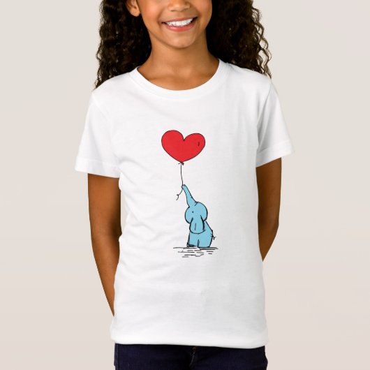 Sweet Elephant Love Kinder T-shirt (Voorkant)