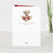 Sweet en Roze Elegant Floral Roos Beste verjaardag Kaart (Achterkant)