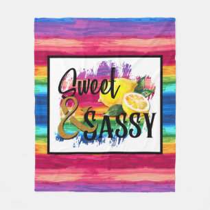 Sweet en Sassy Fleece Deken