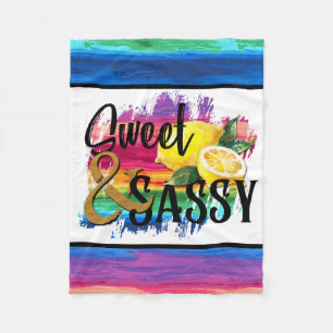 Sweet en Sassy Fleece Deken