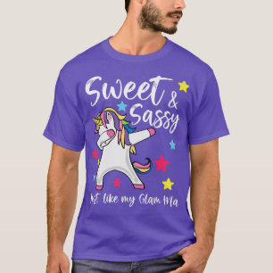 Sweet en Sassy net als mijn Glam Ma Grandma Daugh T-shirt