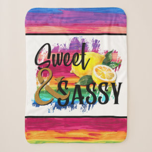 Sweet en Sassy Sherpa Deken
