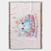 Sweet en Spooky Deken (Voorkant Verticaal)