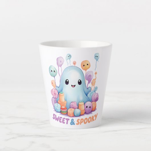 Sweet en Spooky Latte Mok (Voorkant)