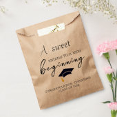 Sweet Ending Nieuw Begin Afstuderen Bedankzakje (Gezegeld)