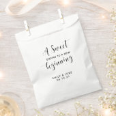 Sweet Ending to a New Beginning Treat Bedankzakje (Geknipt)