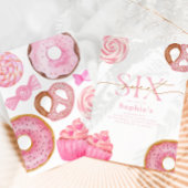 Sweet et Six Anniversaire Invitation