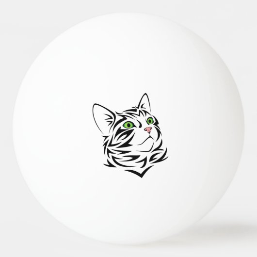 Sweet FaceKitty Cat Ping Pong Ball (Achterkant)