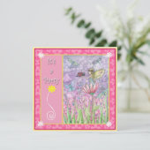 Sweet Fairy Party Uitnodigingen (Staand voorkant)