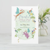 Sweet Fairy Premier Invitation d'anniversaire (Debout devant)