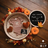 Sweet fall pregnancy announcement kaart