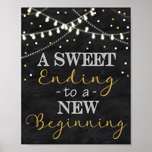 Sweet Finding To a New Begin Poster (Devant)