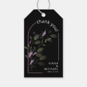 Sweet Floral Arch Bruiloft Lila ID998 Cadeaulabel (Voorkant)