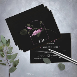 Sweet Floral Arch Mariage Lilac ID998 RSVP