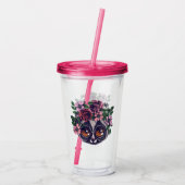 Sweet Floral Lemur Acryl Drinkbeker (Achterkant)