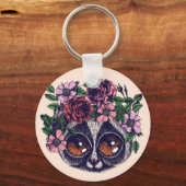 Sweet Floral Lemur Sleutelhanger (Voorkant)
