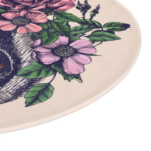 Sweet Floral Lemur Snijplank (Hoek)