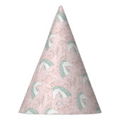 Sweet Floral Unicorn Pattern Feesthoedjes (Links)