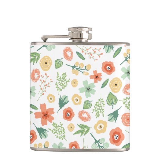 Sweet Florals Flask Heupfles (Voorkant)