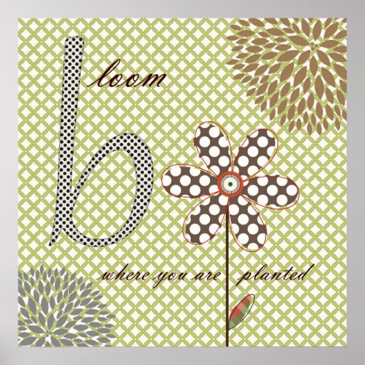 Sweet Flower Blossom Poster (Voorkant)