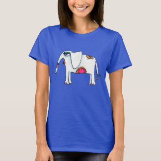 Sweet Flower Elephant T-shirt