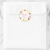Sweet Flower Garden Dank je Stickers (Tas)