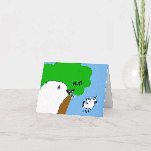 Sweet Fly Birdie ! Carte de correspondance (Devant)