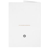 Sweet Fox Baby shower Dank je wel (Achterkant)