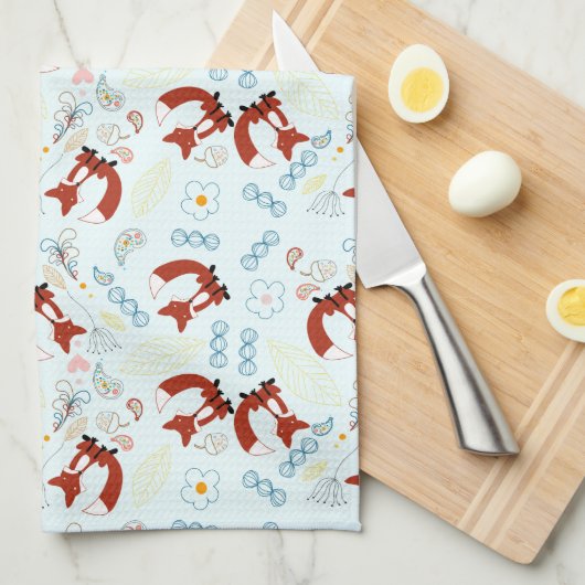 Sweet Fox Baby shower Gifts Theedoek (Quarter Fold)