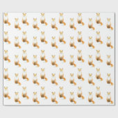 Sweet Fox Cadeaupapier (Vlak)