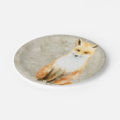 Sweet Fox Papieren Bordje (Gekanteld)