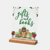 Sweet fraise Bear Cadeaux Livres Baby shower (Angle)