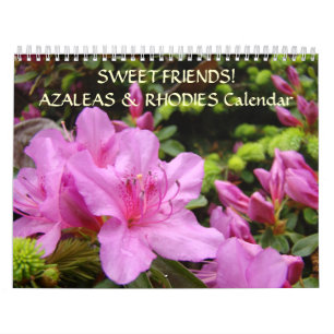 SWEET FRIENDS Calendar Gift Azaleas Rhodies Flower Kalender