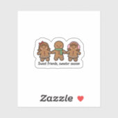 Sweet Friends Sweeter Season Gingerbread Sticker (Feuille)